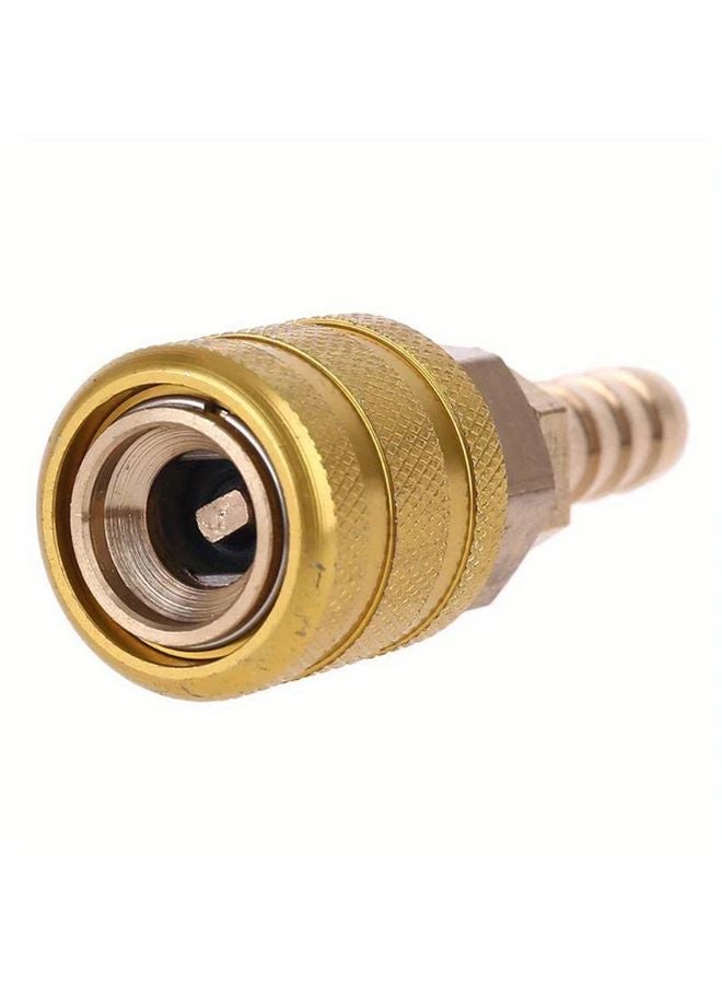 6 5MM Solid Brass Quick Connect Air Fittings Adapter 1 4 NPT Coupler Plug For Inflatable Devices - Image 2