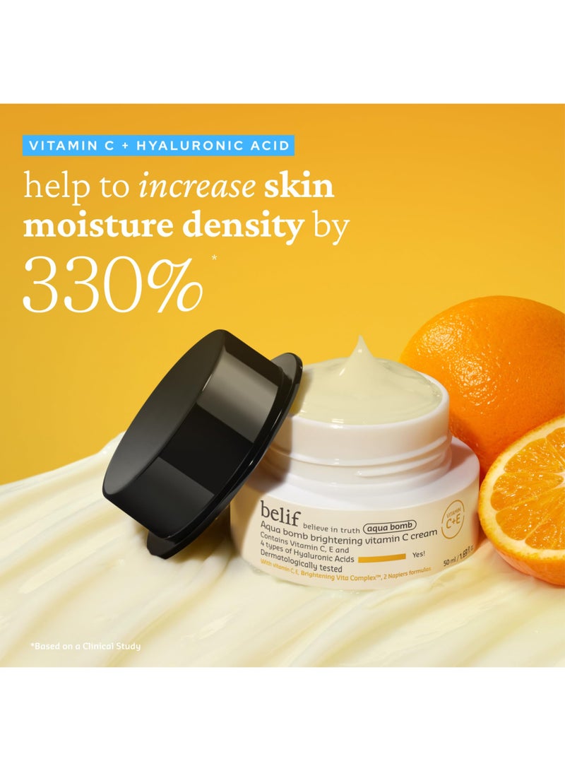 بليف كريم بيليف أكوا بومب لتفتيح البشرة بفيتامين سي 50 مل - Image 4