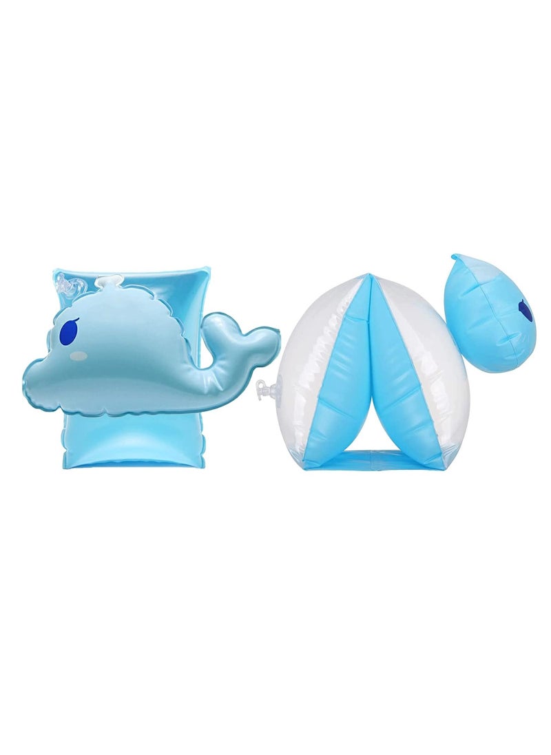 Children's Inflatable Armbands, Arm bands childrens swimming armbands 3-6 year kids armbands for swimming Pool Arm Floatie Sleeves Floater Tube Water Wings Swimming Armlets Inflatable  - Image 1