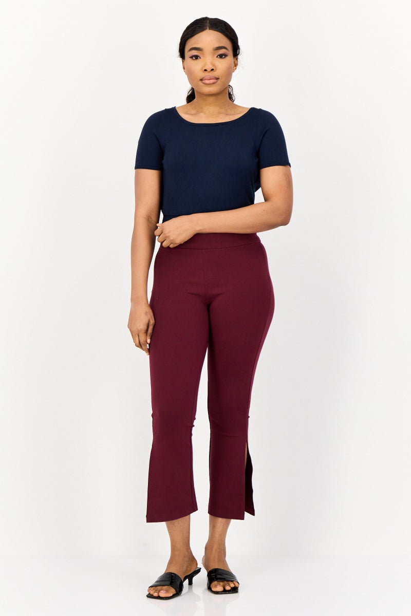 ONLY بلوزة نسائية بدون أكمام ذات ياقة دائرية، سادة، مفتوحة من الخلف، كحلي - Image 3