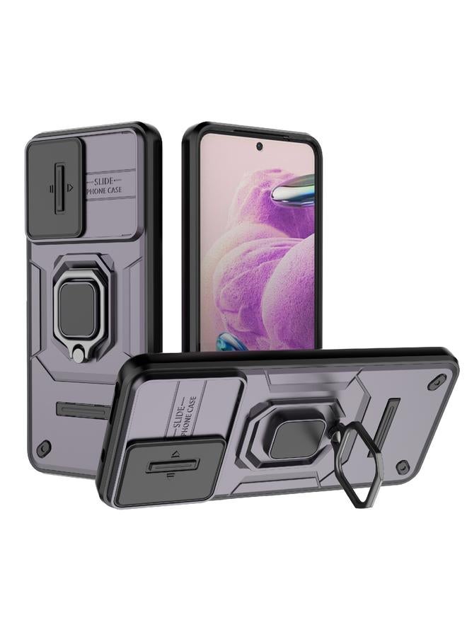 إيروريكس جراب لهاتف Xiaomi Redmi Note 12S 4G Global Sliding Camshield TPU + PC جراب هاتف مقاوم للصدمات مع حامل - Image 1
