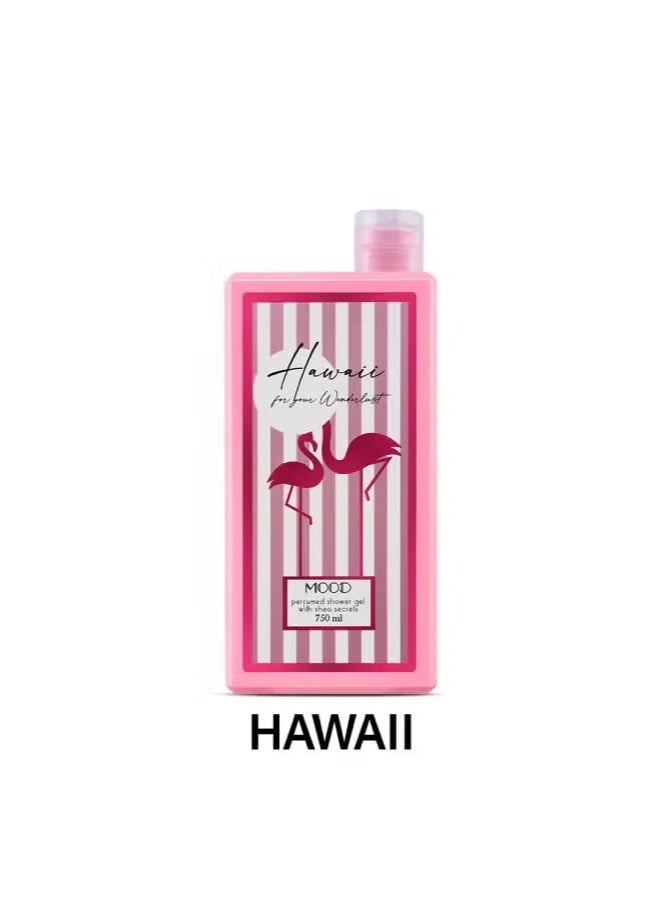 موود جل الاستحمام هاواي زهري 750جرام - Image 1