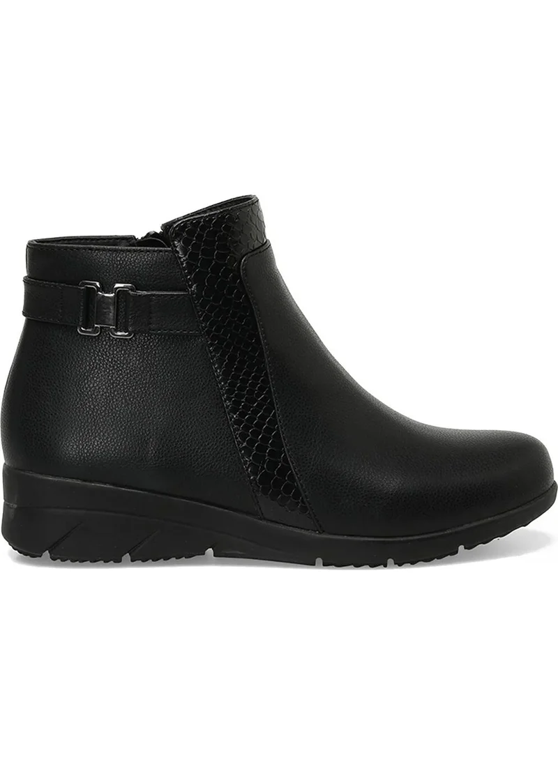 Polaris 165131.Z3PR Black Women's Wedge Heel Boots