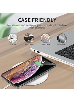 General Ultra Slim Qi-Certified Fast Wireless Charger Pad for iPhone 13/12/11 Series/X, XR Series, 8/SE Series (7.5W), Samsung Galaxy S6-22, Note 7-20 (10W), Airpods  - Image 4