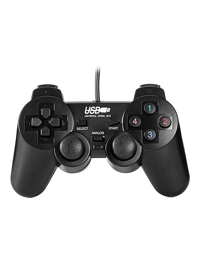 USB Dual Shock Joystick Gamepad Gaming Controller [Double Vibration Feedback Motors] for PC Computer Laptop Window ﻿ - Image 1