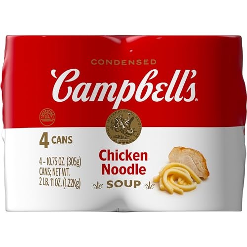 Campbell's Condensed Chicken Noodle Soup, 10.75 Ounce Can (Pack of 4) - Image 1
