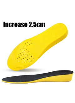 NIBEMINENT 1pair Height Increase Insoles For Women Men Invisible Boost 1.5-3.5cm/5.91-13.78'' Breathable Orthopedic Elevator EVA Insoles Shock Absorption Pads  - Image 1