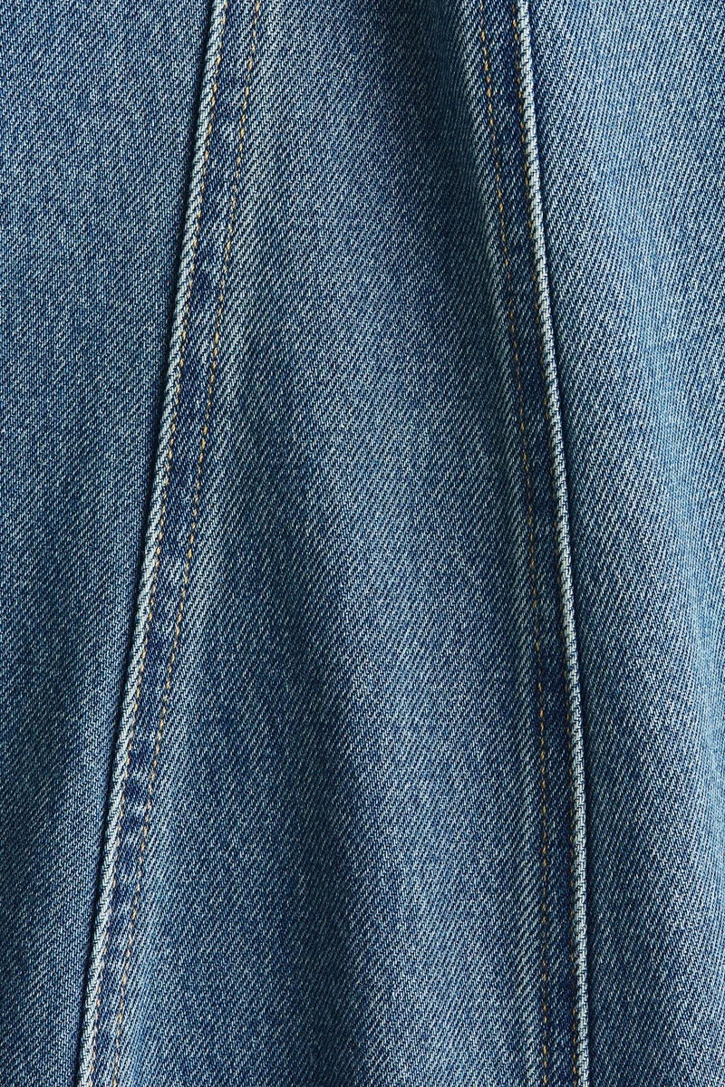 H&M Flared-skirt denim dress