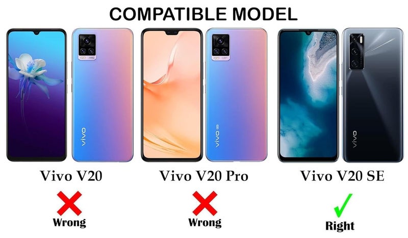 Jkobi غطاء خلفي Jkobi لهاتف Vivo V20 SE (حافظة سيليكون شفافة مضادة للصدمات مع حماية الكاميرا | ناعمة ومرنة | شفافة) - Image 4