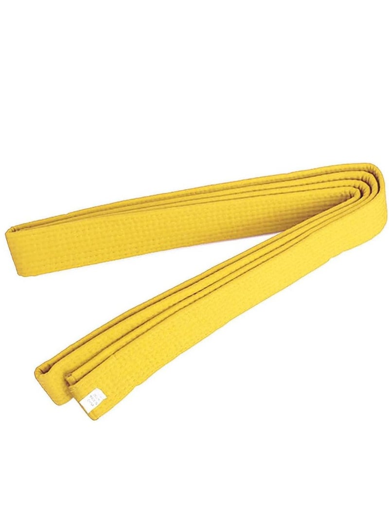 حزام قماشي للفنون القتالية لون اصفر - Image 1