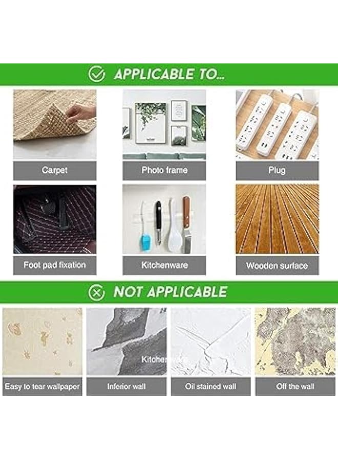 إيروريكس شريط Torix Magic Improvement مزدوج الجوانب بطول 3 أمتار، شريط نانوي شفاف مقاوم للماء، شريط لاصق شديد التحمل، مثالي للتركيب والتثبيت ومشاريع تحسين المنزل، تقنية 3M - Image 5