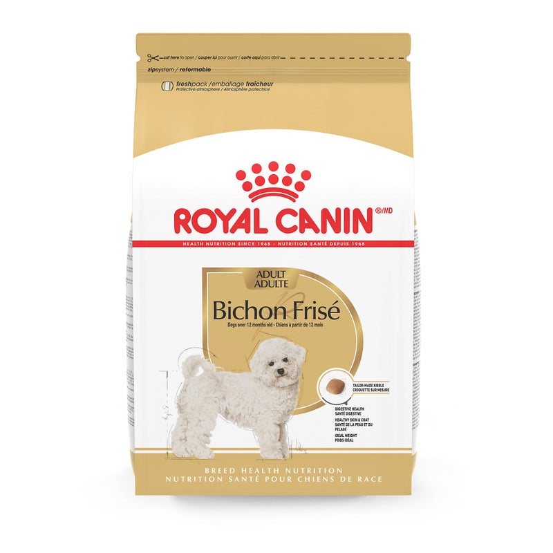 Royal Canin Breed Health Nutrition Bichon Frise Adult Dry Dog Food, 3 lb Bag - Image 1