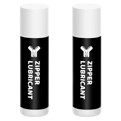 Shupakul 2 Pcs Hunting Zipper Wax Sticks-Portable Snap and Zipper Lubricant-Wax Snap and Zipper Lube for Hunting Clothes Ice Fishing Tents Blinds - Image 1
