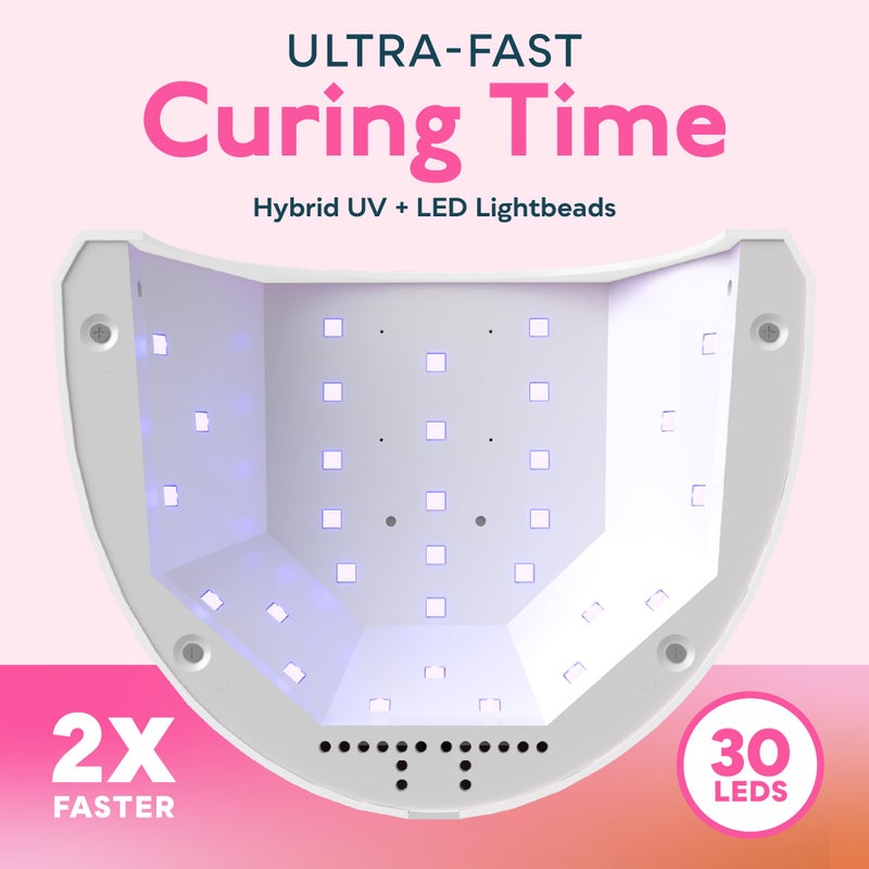 SUNUV UV LED Nail Lamp, Gel Light for Nail Polish UV Dryer with 3 Timers SUNone White - Image 4