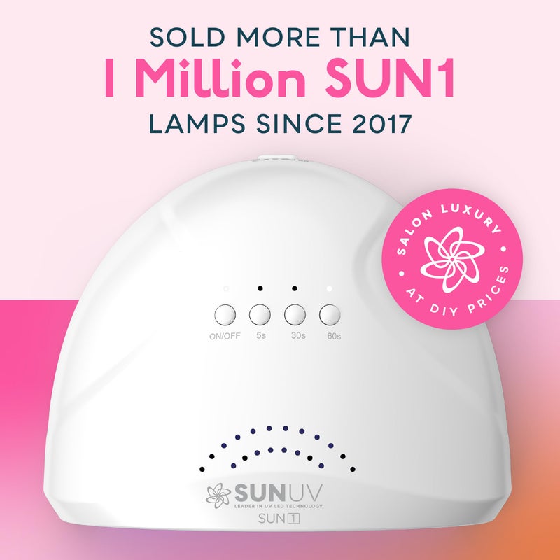 SUNUV UV LED Nail Lamp, Gel Light for Nail Polish UV Dryer with 3 Timers SUNone White - Image 2
