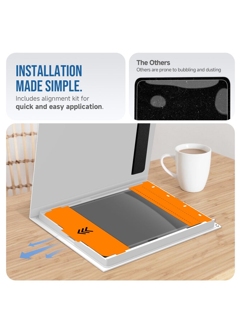 glassology - Tempered Glass Screen Protector with Easy Installer Kit for Apple iPad Pro (13) Superior Scratch Resistance & Ultra-Clear Display - Image 1