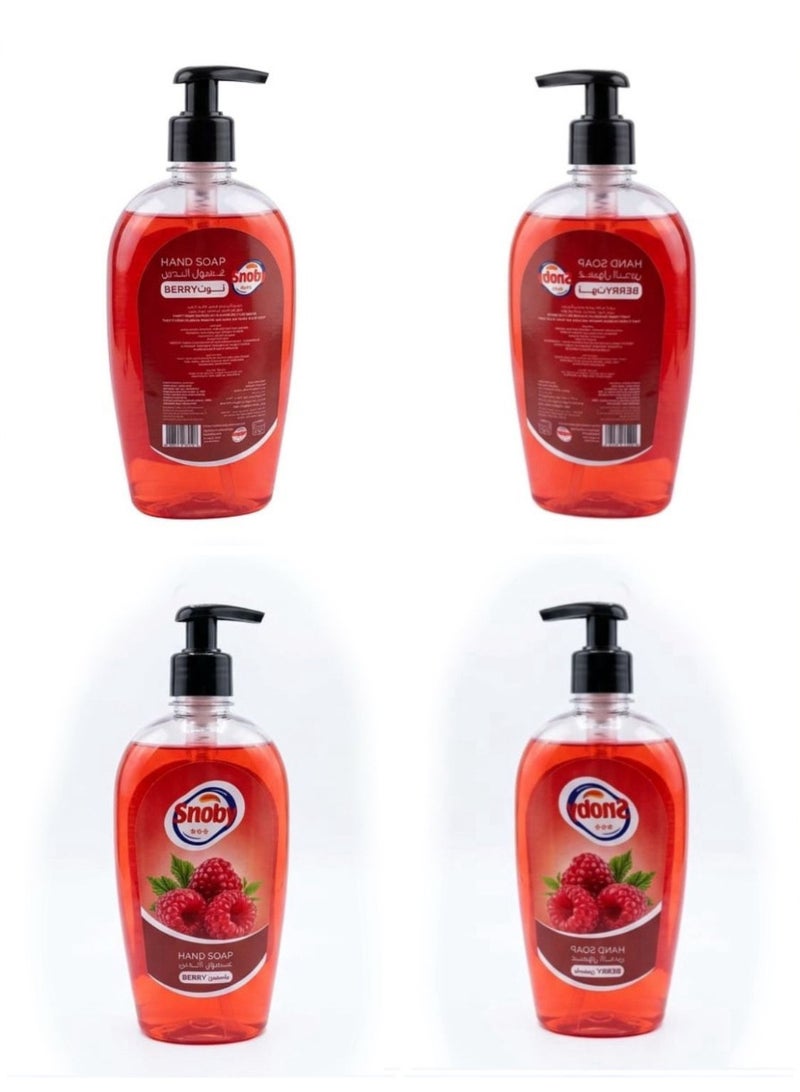 Snoby Liquid Hand Soap - Berry Scent - 500ml - Image 2