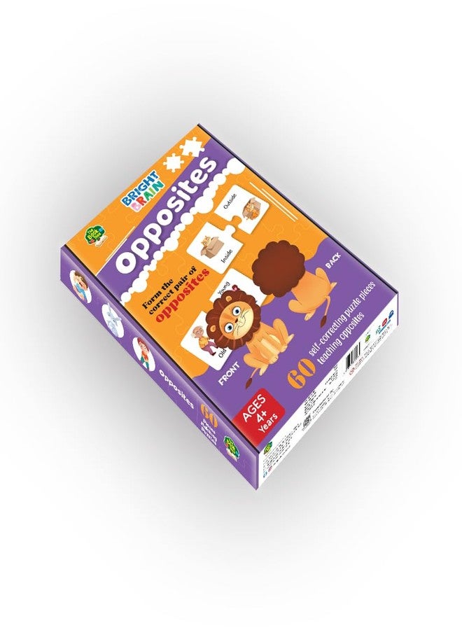 The Book Tree Bright Brain Opposites 60 Piece Jigsaw Puzzle for Preschoolers, Educational Toy for Learning Opposites, Gifts for Kids Ages 3 to 6 by Majestic Book Club - Image 4