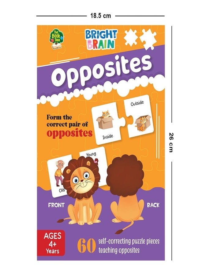 The Book Tree Bright Brain Opposites 60 Piece Jigsaw Puzzle for Preschoolers, Educational Toy for Learning Opposites, Gifts for Kids Ages 3 to 6 by Majestic Book Club - Image 5