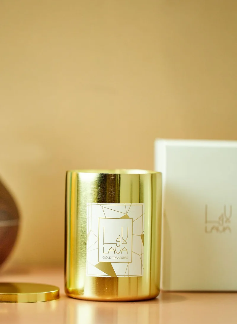 Lava Moments Gold Treasures Candle