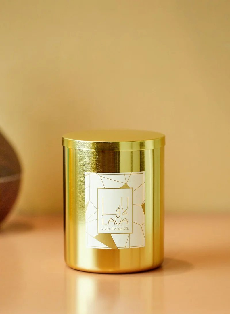 Lava Moments Gold Treasures Candle