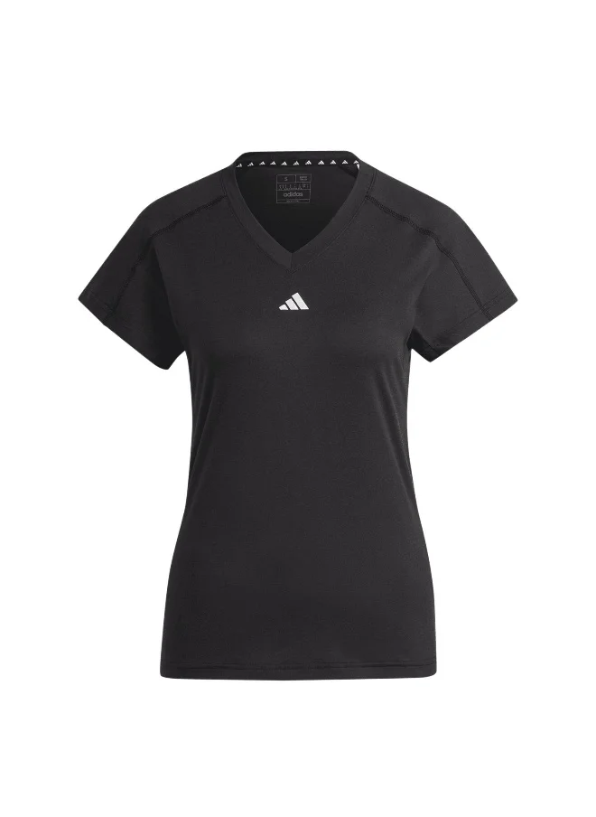 اديداس adidas aeroready workout essentials v-neck women t-shirt