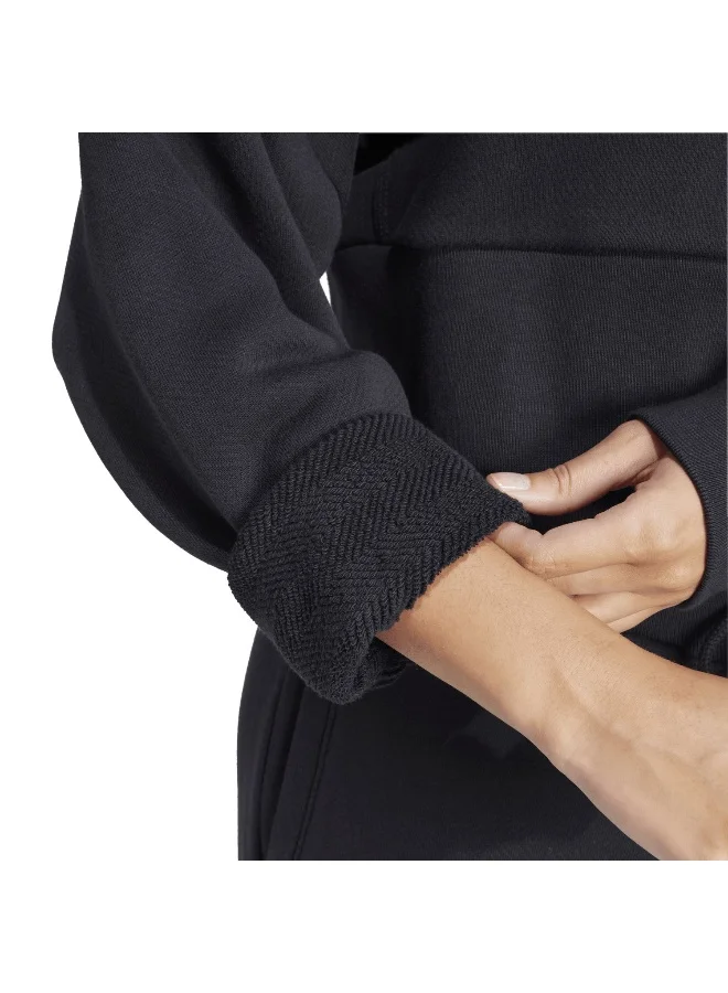 Adidas W Lng Swt Black Training Sweatshirts 2XS