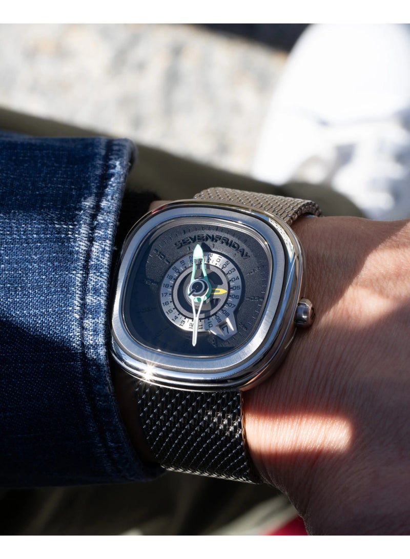 SEVENFRIDAY PG1/01 M GMT Stainless Steel Automatic Watch - Image 4