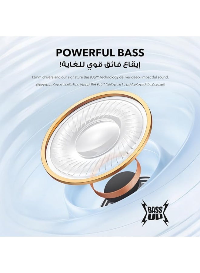 China Wireless earbuds, half-in-ear, lightweight, comfortable design, 36 hours of playtime, fast charging, clear sound, Bluetooth 5.3 upgrade - Image 4