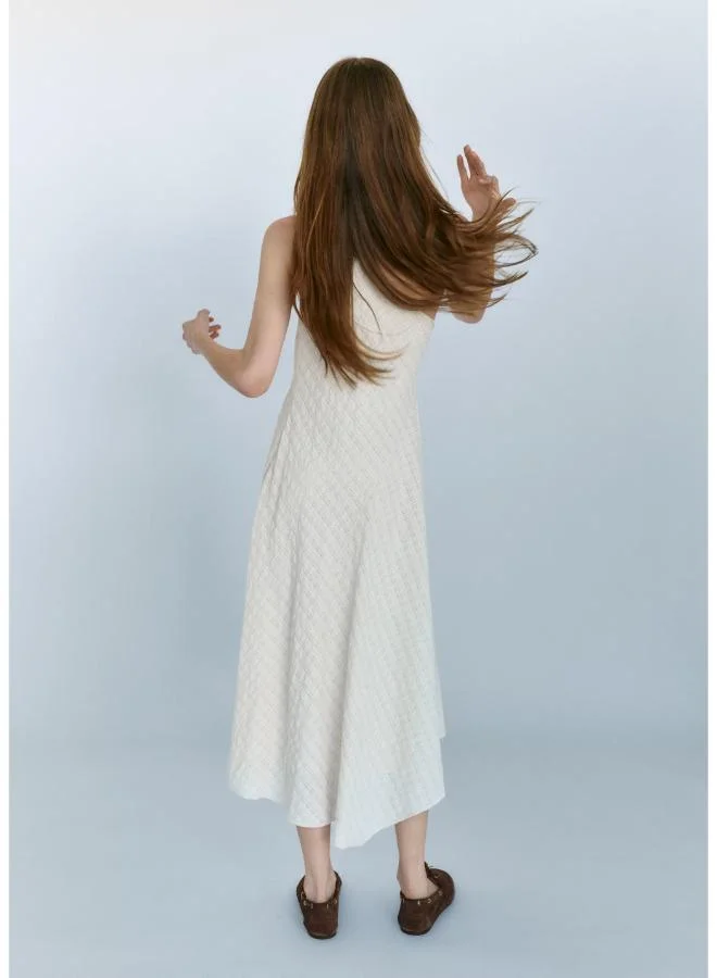 Mango Asymmetrical Flared Dress