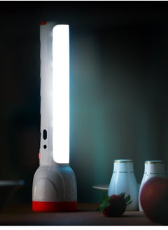 GEEPAS Rechargeable LED Torch with Side Light | Rechargeable Lead-Acid Battery and Easy to Use| Energy Saving up to 80%| Compact, Portable and Light-Weight Design with 3 Hours Operating Time|  - Image 3