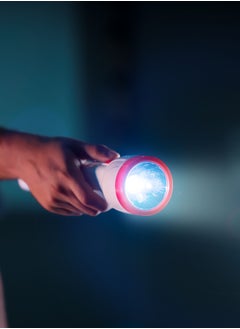 GEEPAS Rechargeable LED Torch with Side Light | Rechargeable Lead-Acid Battery and Easy to Use| Energy Saving up to 80%| Compact, Portable and Light-Weight Design with 3 Hours Operating Time|  - Image 2