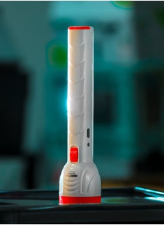 GEEPAS Rechargeable LED Torch with Side Light | Rechargeable Lead-Acid Battery and Easy to Use| Energy Saving up to 80%| Compact, Portable and Light-Weight Design with 3 Hours Operating Time|  - Image 4