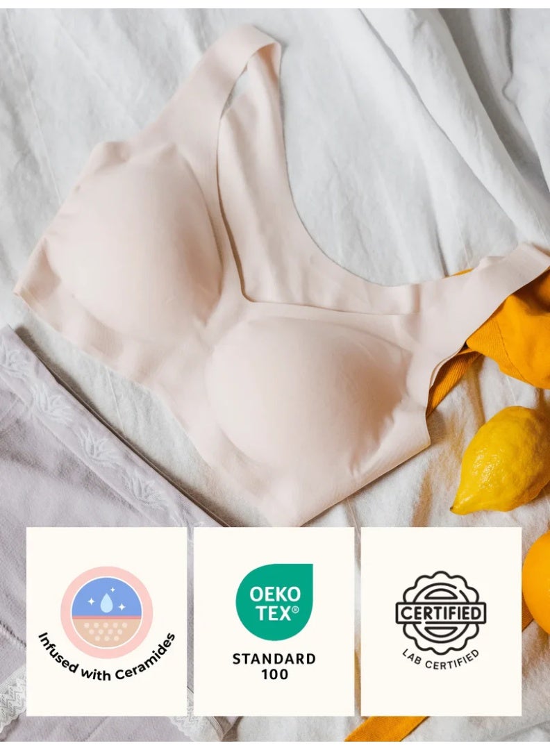 Intimate Queen Skin-Soothing Wirefree Ceramide Infused Bra - Image 2