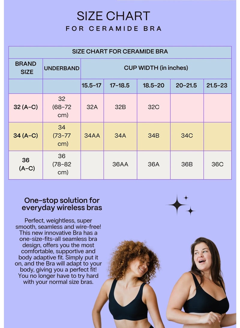 Intimate Queen Skin-Soothing Wirefree Ceramide Infused Bra - Image 5
