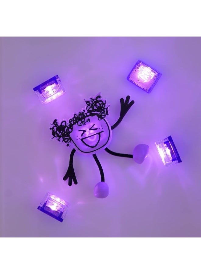 Glo Pals New Glo Pals Lumi Water-Activated Bath Toy with 6 Reusable Light-Up Cubes for Sensory Play - Image 1