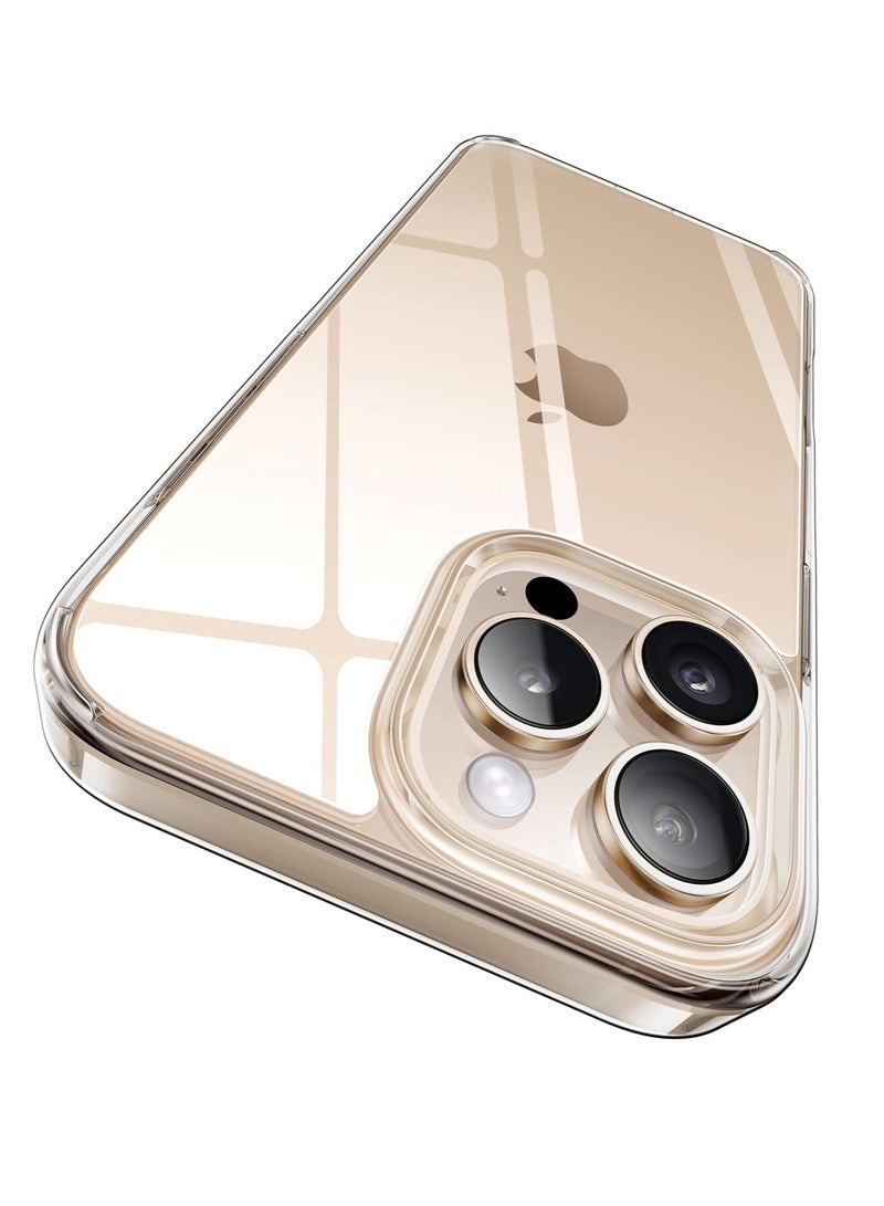 DUSALA For iPhone 16 Pro Case Crystal Clear, [Never Yellow Technology] [12FT Mil-Grade Protection] Transparent Slim Cover Women Men for iPhone 16 Pro  Phone Case 6.3 inch, Clear - Image 1