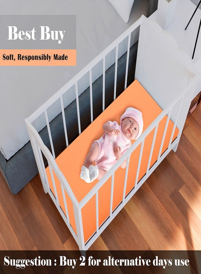 AVI FastDry Cotton Extra Absorbent Waterproof and Reusable Bed Protector/Dry Sheet for Baby- Large 100x140 cm -Orange, Pack of 2 - Image 3
