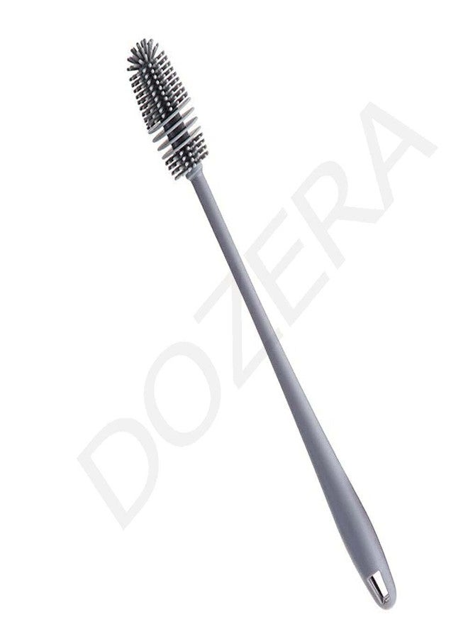 DOZERA Silicone Bottle Cleaning Brush, Flexible Bristles Plastic Handle for Washing Water Bottle,Glassware, Baby Bottle,Narrow Neck Containers,Vacuum Sports Bottle,Kitchen Accessories. - Image 1
