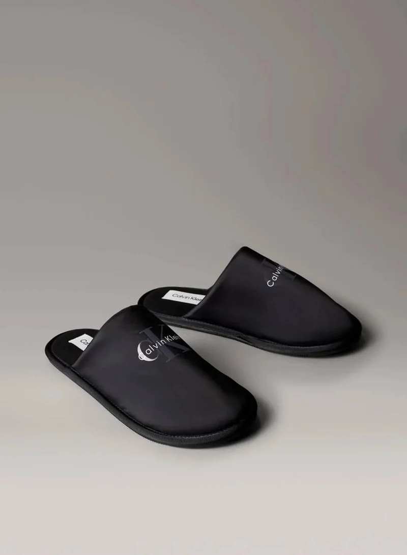 CALVIN KLEIN Signature Logo Hotel Slippers
