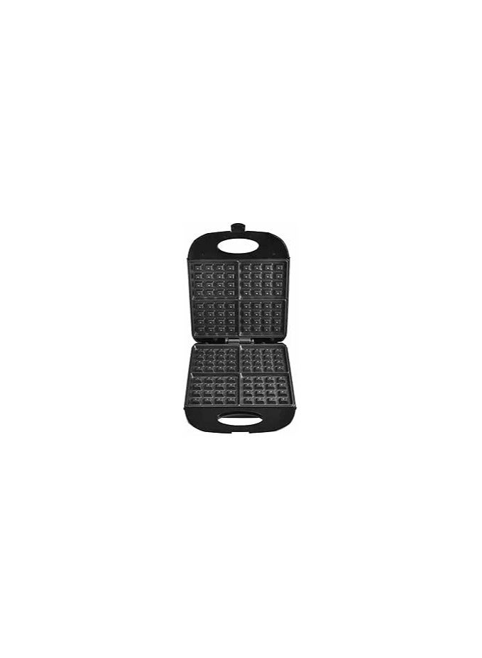 DSB DSP Berries Waffle Maker 1400W KC1160 Indicator Light Plastic Body Non-Stick Coating Overheat Protection Non-Slip Feet 1 Year Warranty _Black - Image 2