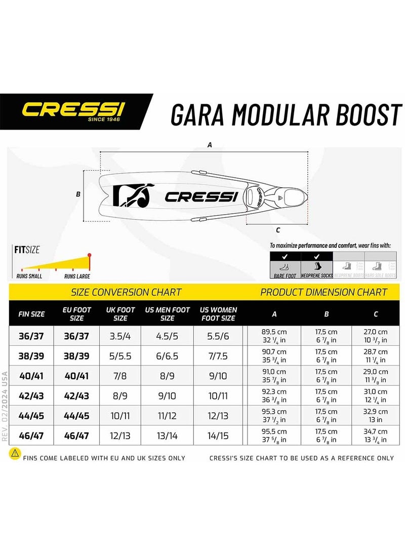 Gara Turbo Boost Diving Fin Black-No: 46-47 - pzsku/Z0BC56BC6FB5CDA2B7C4EZ/45/_/1737382669/0de8fc0e-621c-472b-bb57-ba3f150cf862