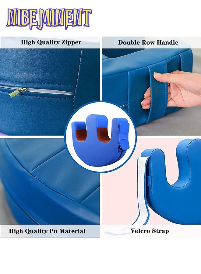 NIBEMINENT Bedridden Patient Turning Device-Multifunctional Turning Pillow PU Leather Anti-Bedsore Waterproof Paralyzed Bed Shift Nursing Products Helping The Elderly Turn Over Pillow - Image 4