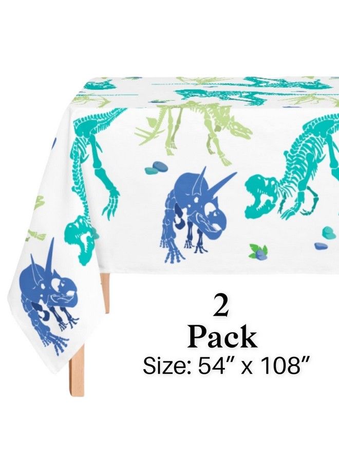 Oojami Serves 24 Ultimate Dinosaur Dino Watercolor Party Supplies Includes Platesnapkinstable Coversballoons Banner Swirls Photo Props Ideal For Birthday Dinosaur Skeleton Theme Party Decor - Image 4