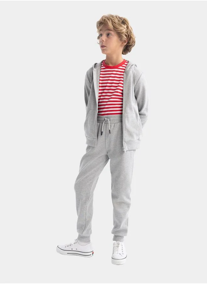 DeFacto Relaxed Fit Elasticated Cuff Joggers with Pockets by Styli