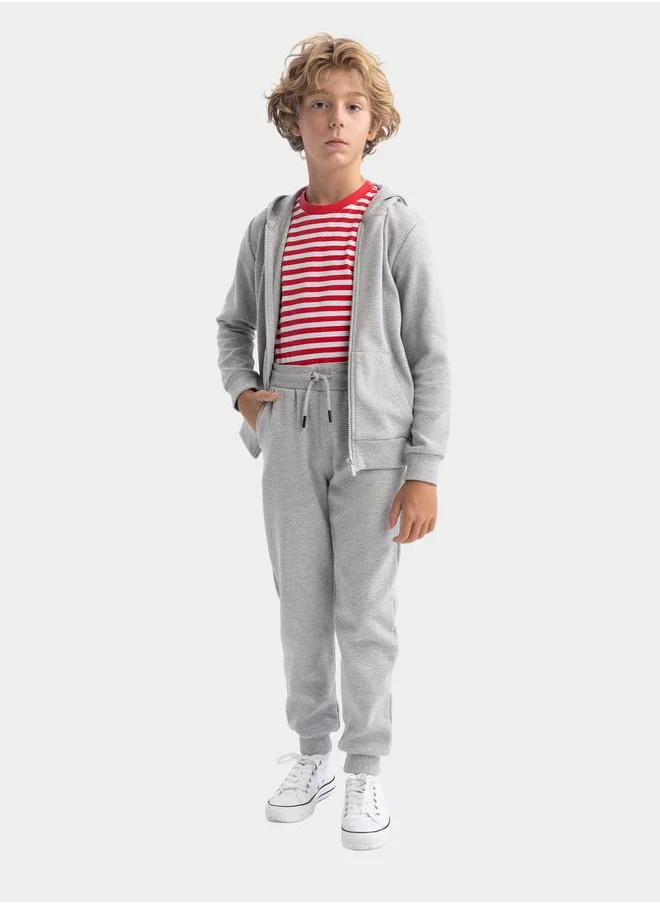 DeFacto Relaxed Fit Elasticated Cuff Joggers with Pockets by Styli