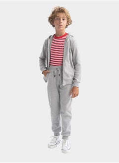 DeFacto Relaxed Fit Elasticated Cuff Joggers with Pockets by Styli  - Image 3
