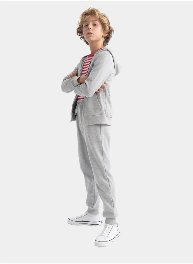 DeFacto Relaxed Fit Elasticated Cuff Joggers with Pockets by Styli