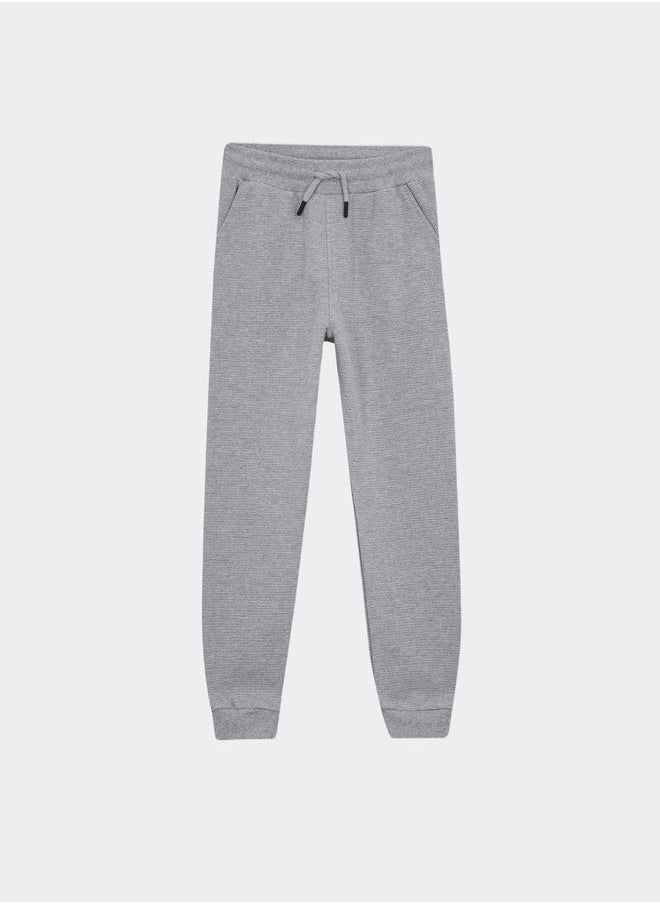 DeFacto Relaxed Fit Elasticated Cuff Joggers with Pockets by Styli  - Image 2