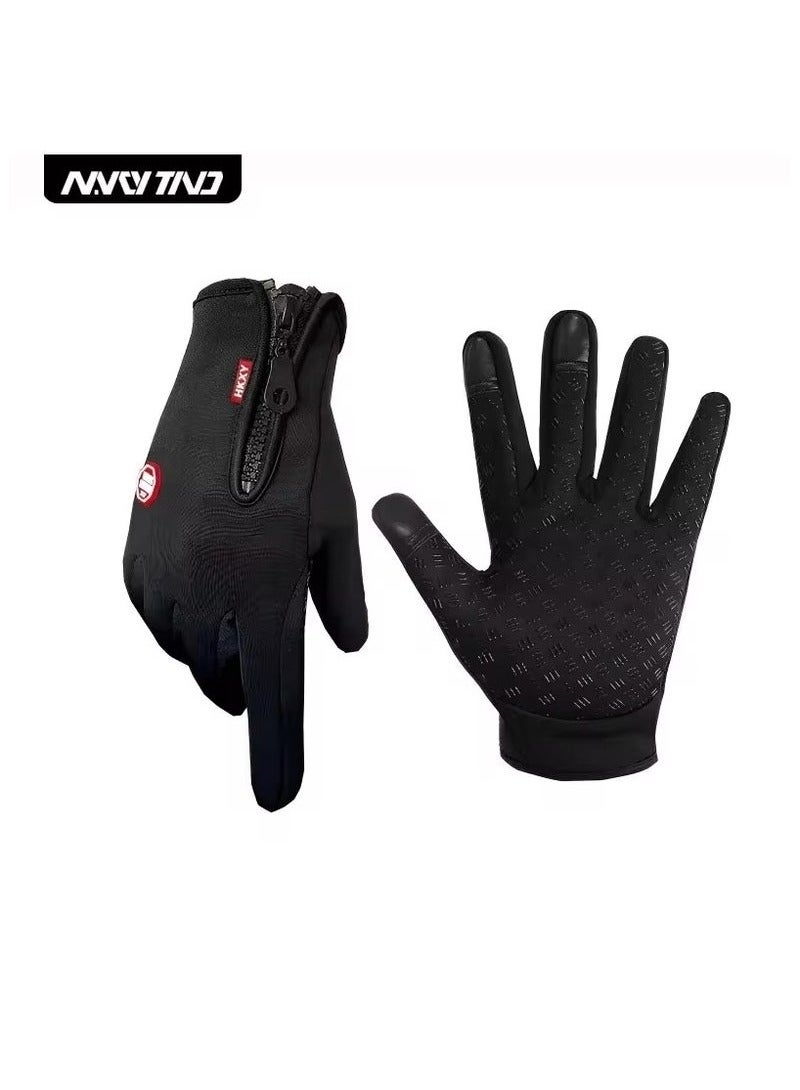 اترجسز قفازات التزلج ، والقفازات الشاشات التي تعمل باللمس ، والقفازات المخملية الدافئة في الخريف والشتاء - Image 1